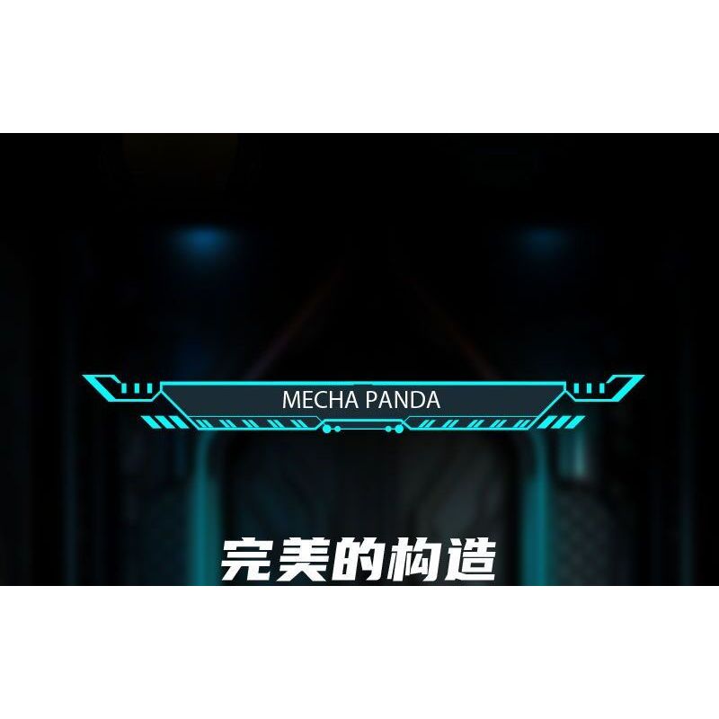 WELLEADZ 6105 GẤU TRÚC CƠ KHÍ bộ đồ chơi xếp lắp ráp ghép mô hình MECHA PANDA FIGHTING 2198 khối