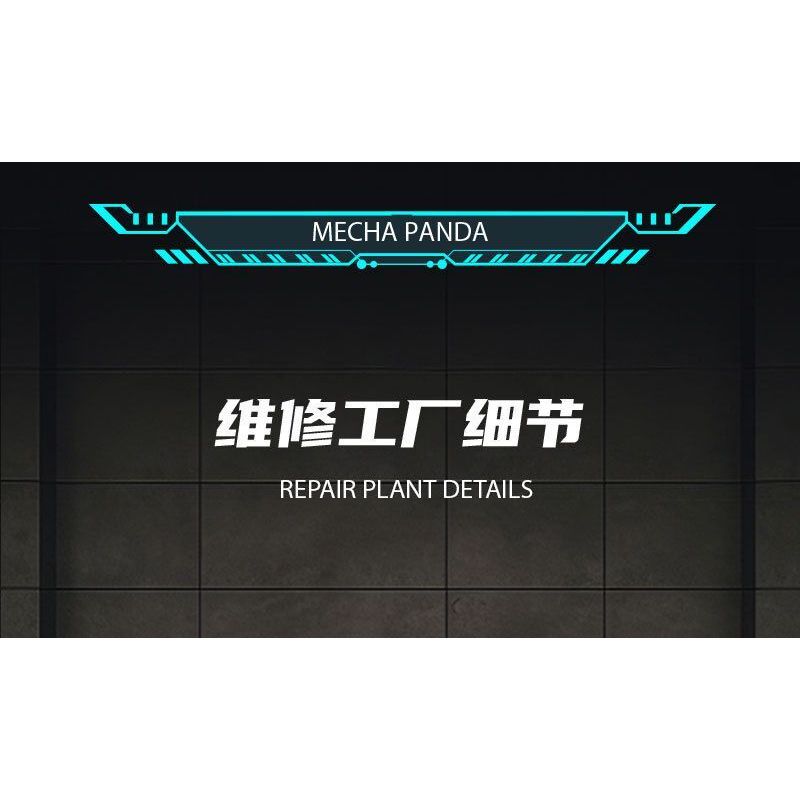 WELLEADZ 6105 GẤU TRÚC CƠ KHÍ bộ đồ chơi xếp lắp ráp ghép mô hình MECHA PANDA FIGHTING 2198 khối