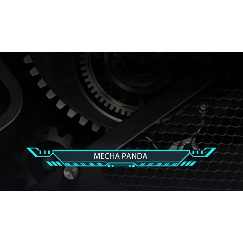 WELLEADZ 6105 GẤU TRÚC CƠ KHÍ bộ đồ chơi xếp lắp ráp ghép mô hình MECHA PANDA FIGHTING 2198 khối