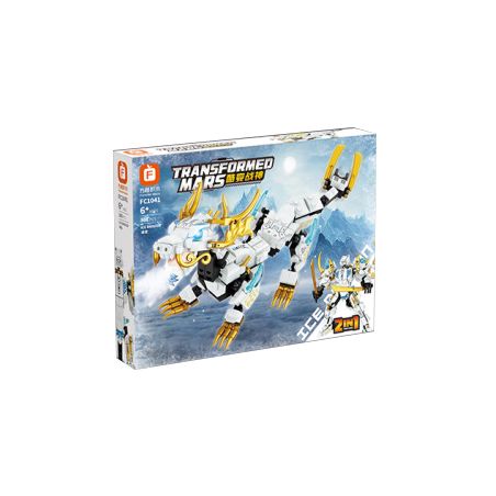 FORANGE FC1041 1041 THẦN CHIẾN TRANH THÚ VỊ RỒNG BĂNG bộ đồ chơi xếp lắp ráp ghép mô hình 306 khối