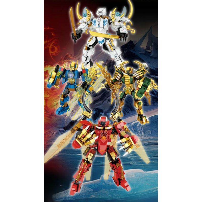 FORANGE FC1041 1041 THẦN CHIẾN TRANH THÚ VỊ RỒNG BĂNG bộ đồ chơi xếp lắp ráp ghép mô hình 306 khối