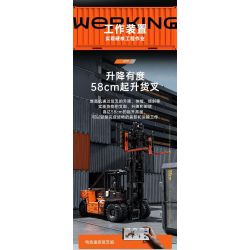 MouldKing 17044 17045 Mould King 17044 17045 XE NÂNG HẠNG NẶNG 1:6 tỷ lệ 1:6 bộ đồ chơi xếp lắp ráp ghép mô hình Technic Kỹ Thuật Công Nghệ Cao Mô Hình Phương Tiện 4579 khối