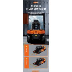 MouldKing 17044 17045 Mould King 17044 17045 XE NÂNG HẠNG NẶNG 1:6 tỷ lệ 1:6 bộ đồ chơi xếp lắp ráp ghép mô hình Technic Kỹ Thuật Công Nghệ Cao Mô Hình Phương Tiện 4579 khối