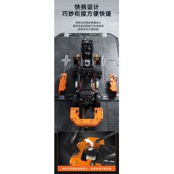 MouldKing 17044 17045 Mould King 17044 17045 XE NÂNG HẠNG NẶNG 1:6 tỷ lệ 1:6 bộ đồ chơi xếp lắp ráp ghép mô hình Technic Kỹ Thuật Công Nghệ Cao Mô Hình Phương Tiện 4579 khối