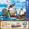 ZHEGAO 612021 VỊNH CƯỚP BIỂN bộ đồ chơi xếp lắp ráp ghép mô hình Pirates Of The Caribbean PIRATE BAY Cướp Biển Vùng Caribe 2461 khối