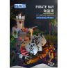 ZHEGAO 612021 VỊNH CƯỚP BIỂN bộ đồ chơi xếp lắp ráp ghép mô hình Pirates Of The Caribbean PIRATE BAY Cướp Biển Vùng Caribe 2461 khối