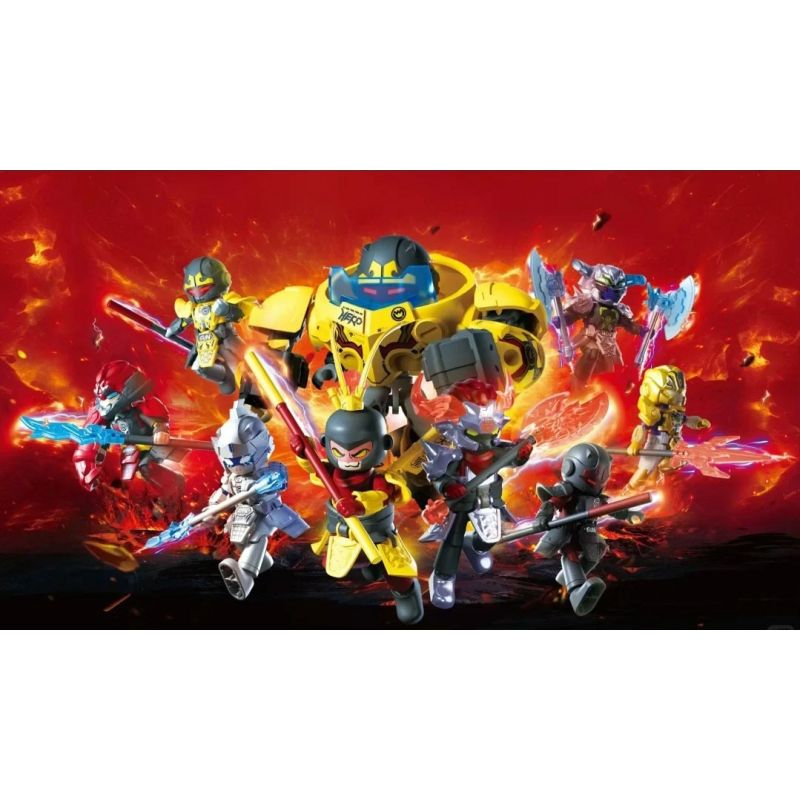 BLOKEES 85015 HEROES UNLIMITED STARLIGHT EDITION TẬP 1 ANH HÙNG KHỞI HÀNH bộ đồ chơi xếp lắp ráp ghép mô hình Movie & Game Phim Và Trò Chơi