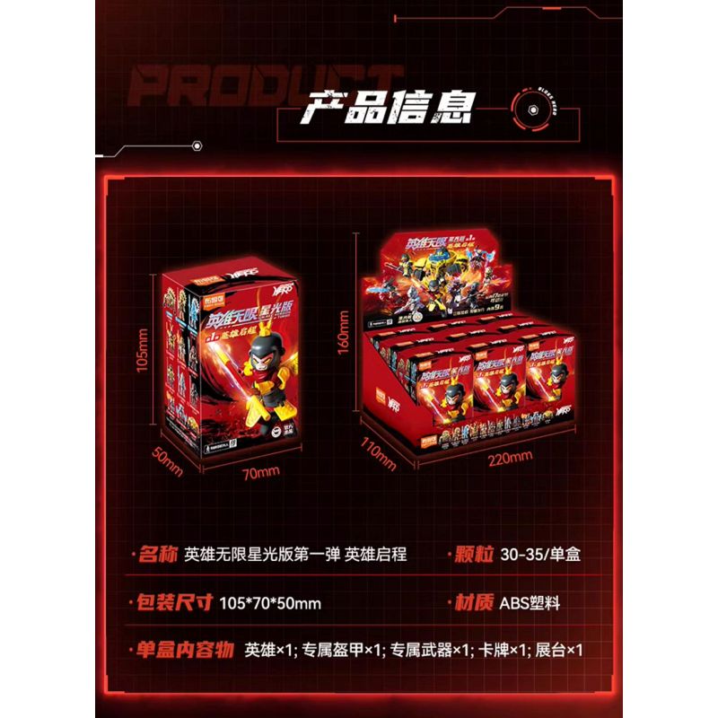 BLOKEES 85015 HEROES UNLIMITED STARLIGHT EDITION TẬP 1 ANH HÙNG KHỞI HÀNH bộ đồ chơi xếp lắp ráp ghép mô hình Movie & Game Phim Và Trò Chơi