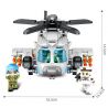 SEMBO 202218 NHÓM CHIẾN ĐẤU CƠ SIÊU DỄ THƯƠNG TRỰC THĂNG Z-20 bộ đồ chơi xếp lắp ráp ghép mô hình Military Army Quân Sự Bộ Đội 445 khối