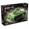 QuanGuan 100271 Quan Guan 100271 XE TĂNG HẠNG NẶNG KY-1 bộ đồ chơi xếp lắp ráp ghép mô hình Military Army Quân Sự Bộ Đội 481 khối