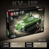 QuanGuan 100271 Quan Guan 100271 XE TĂNG HẠNG NẶNG KY-1 bộ đồ chơi xếp lắp ráp ghép mô hình Military Army Quân Sự Bộ Đội 481 khối