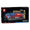 JMBRICKLAYER 51106 REOBRIX 66021 TÀU CHỞ HÀNG ĐẦU MÁY DIESEL G2000 bộ đồ chơi xếp lắp ráp ghép mô hình City G2000 EUROPEAN FREIGHT TRAIN Thành Phố 1980 khối