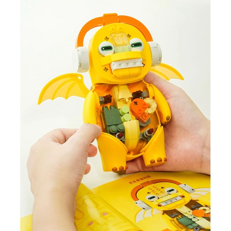 SLUBAN M38-B1232 B1232 1232 M38B1232 38-B1232 HÌNH DÁNG CON RỒNG SỮA BIẾT NÓI THỜI THƯỢNG tỷ lệ 1:12 bộ đồ chơi xếp lắp ráp ghép mô hình