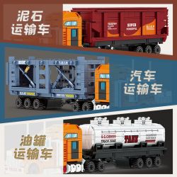 Kazi KY98272 98272 XE CONTAINER bộ đồ chơi xếp lắp ráp ghép mô hình City MULTI PURPOSE CONTAINER TRUCK Thành Phố 1514 khối