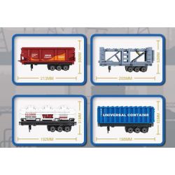 Kazi KY98272 98272 XE CONTAINER bộ đồ chơi xếp lắp ráp ghép mô hình City MULTI PURPOSE CONTAINER TRUCK Thành Phố 1514 khối