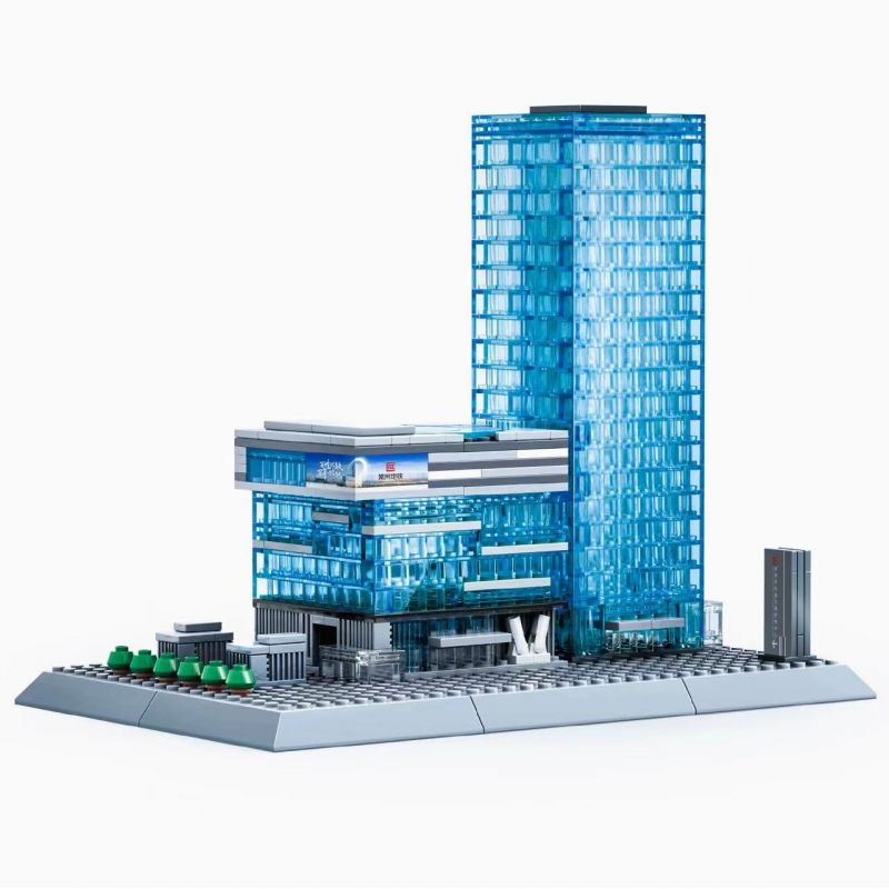 CHANGZHOU METRO 954 non Lego TÒA NHÀ METRO THƯỜNG CHÂU bộ đồ chơi xếp lắp ráp ghép mô hình Architecture Công Trình Kiến Trúc 472 khối