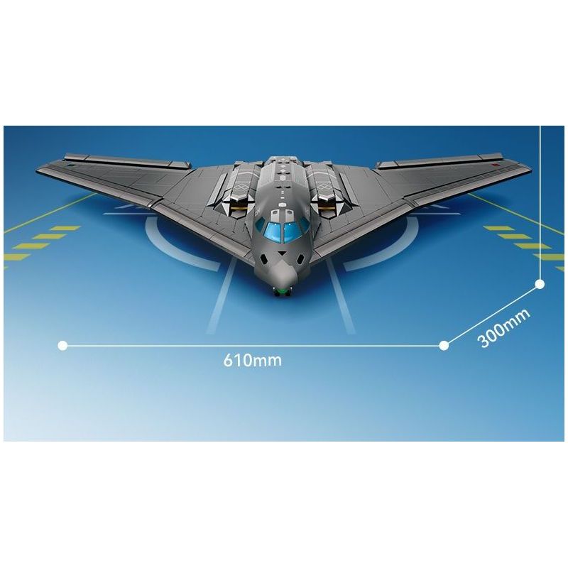 SEMBO 202197 non  MỘT QUỐC GIA HÙNG MẠNH MÁY BAY NÉM BOM TÀNG HÌNH bộ đồ chơi xếp lắp ráp ghép mô hình Military Army Quân Sự Bộ Đội 1163 khối