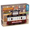 ZHEGAO 991011 non  XE ĐIỆN CỔ bộ đồ chơi xếp lắp ráp ghép mô hình City NOSTALGIC CLASSIC BUS Thành Phố 897 khối