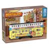 ZHEGAO 991008 non  XE BUÝT HAI TẦNG CỔ ĐIỂN bộ đồ chơi xếp lắp ráp ghép mô hình City NOSTALGIC CLASSIC BUS Thành Phố 860 khối