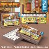 ZHEGAO 991008 non  XE BUÝT HAI TẦNG CỔ ĐIỂN bộ đồ chơi xếp lắp ráp ghép mô hình City NOSTALGIC CLASSIC BUS Thành Phố 860 khối