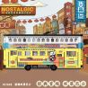 ZHEGAO 991008 non  XE BUÝT HAI TẦNG CỔ ĐIỂN bộ đồ chơi xếp lắp ráp ghép mô hình City NOSTALGIC CLASSIC BUS Thành Phố 860 khối
