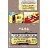 ZHEGAO 991008 non  XE BUÝT HAI TẦNG CỔ ĐIỂN bộ đồ chơi xếp lắp ráp ghép mô hình City NOSTALGIC CLASSIC BUS Thành Phố 860 khối