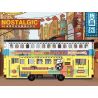 ZHEGAO 991008 non  XE BUÝT HAI TẦNG CỔ ĐIỂN bộ đồ chơi xếp lắp ráp ghép mô hình City NOSTALGIC CLASSIC BUS Thành Phố 860 khối