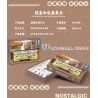ZHEGAO 991008 non  XE BUÝT HAI TẦNG CỔ ĐIỂN bộ đồ chơi xếp lắp ráp ghép mô hình City NOSTALGIC CLASSIC BUS Thành Phố 860 khối