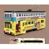 ZHEGAO 991008 non  XE BUÝT HAI TẦNG CỔ ĐIỂN bộ đồ chơi xếp lắp ráp ghép mô hình City NOSTALGIC CLASSIC BUS Thành Phố 860 khối