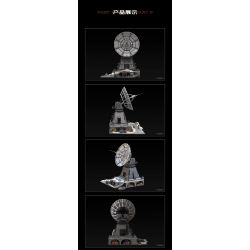 YHD 900500200020 non  BA CƠ THỂ VƯỢT RA NGOÀI TRỌNG LỰC HONG'AN BASE SENSETIME AI PHIÊN BẢN ĐỘNG bộ đồ chơi xếp lắp ráp ghép mô hình Movie & Game RED COAST BASE Phim Và Trò Chơi 3859 khối