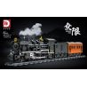 DK 80017 non  SÁT QUỶ CHUYẾN TÀU MUGEN bộ đồ chơi xếp lắp ráp ghép mô hình City ASSEMELED UNLIMITED TRAIN Thành Phố 1760 khối