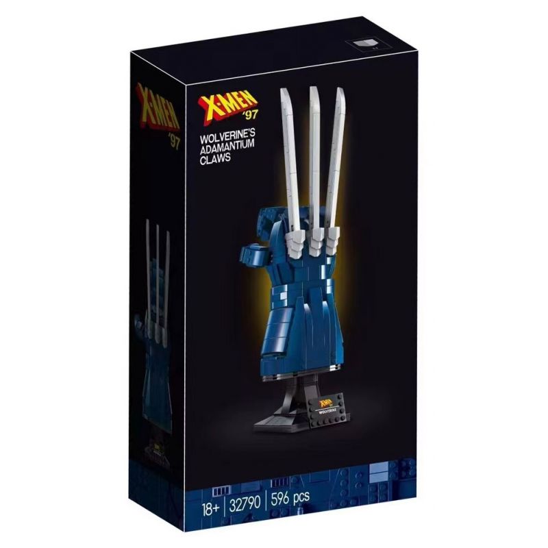 NOT Lego WOLVERINE'S ADAMANTIUM CLAWS 76250 32790 xếp lắp ráp ghép mô hình MÓNG VUỐT ADAMANTIUM CỦA WOLVERINE NGƯỜI SÓI Marvel Super Heroes Siêu Anh Hùng Marvel 596 khối