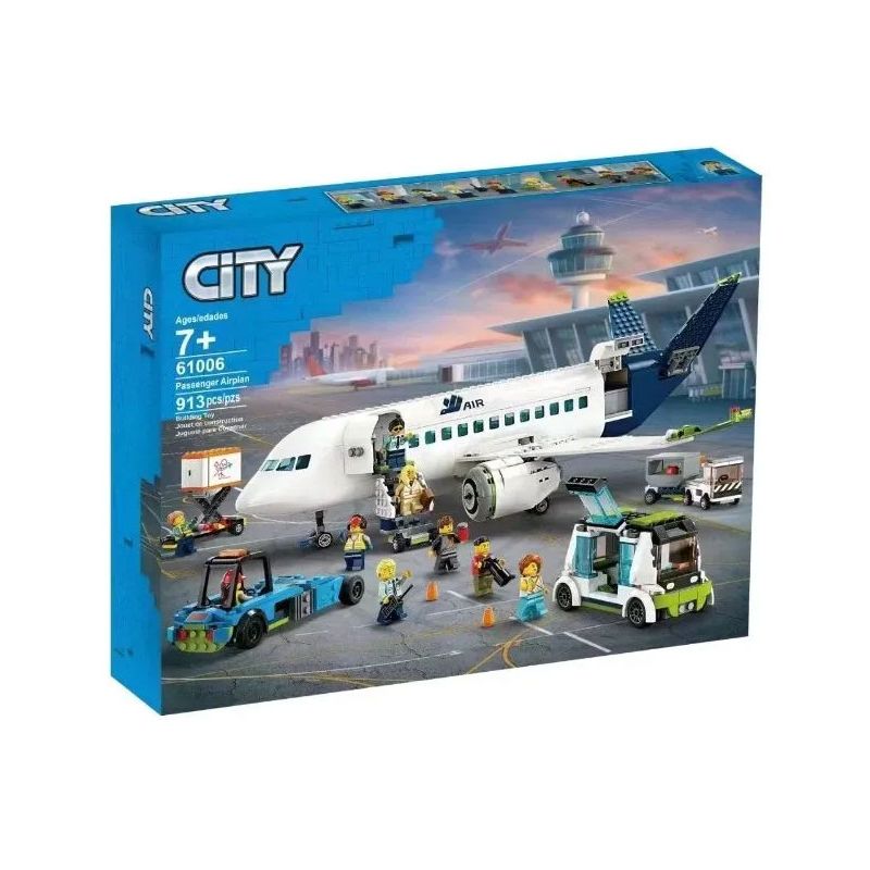 NOT Lego PASSENGER AIRPLANE 60367 61006 xếp lắp ráp ghép mô hình MÁY BAY CHỞ KHÁCH City Thành Phố 913 khối