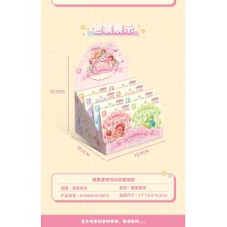 SEMBO 616006 HÀNH TINH KẸO MÓC KHÓA MATCHA KEM GUGUJI bộ đồ chơi xếp lắp ráp ghép mô hình Girl Con Gái