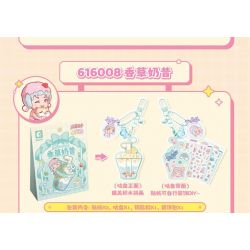 SEMBO 616011 HÀNH TINH KẸO MÓC KHÓA GUGUJI CUỘN THỤY SĨ MÀU CAM bộ đồ chơi xếp lắp ráp ghép mô hình Girl Con Gái