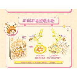 SEMBO 616012 HÀNH TINH KẸO MÓC KHÓA GUGUJI CUỘN ĐÀO THỤY SĨ bộ đồ chơi xếp lắp ráp ghép mô hình Girl Con Gái