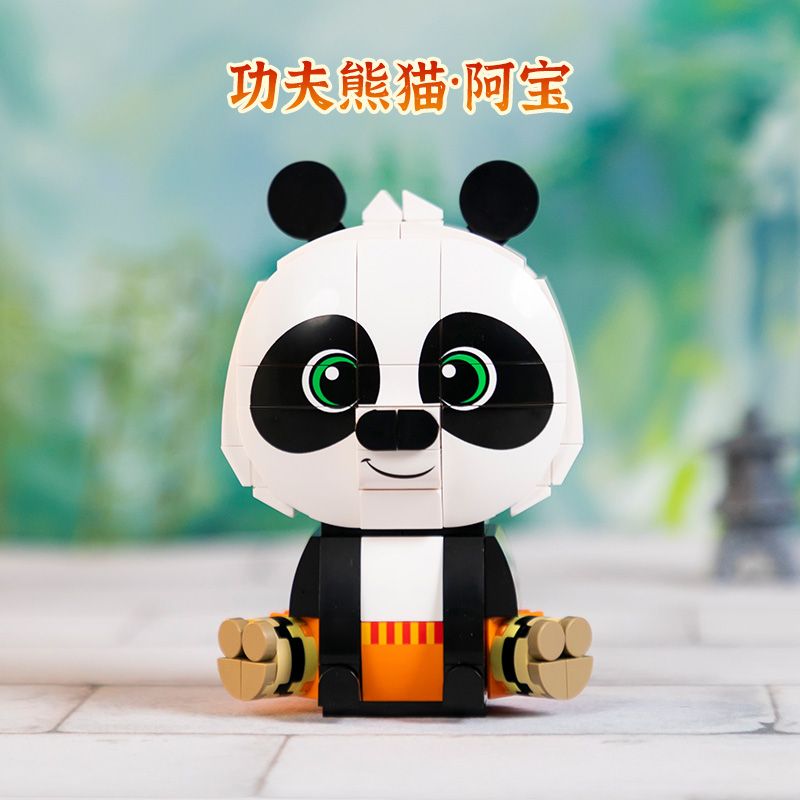 PANTASY 99124 non Lego KUNG FU PANDA BÚP BÊ NGỒI GẤU TRÚC PO bộ đồ chơi xếp lắp ráp ghép mô hình Movie & Game Phim Và Trò Chơi 300 khối