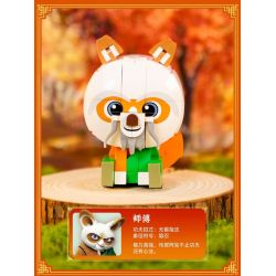 PANTASY 99125 KUNG FU PANDA BÚP BÊ HỔ NGỒI bộ đồ chơi xếp lắp ráp ghép mô hình Movie & Game Phim Và Trò Chơi 300 khối
