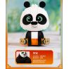 PANTASY 99127 KUNG FU PANDA BÚP BÊ NGỒI XIAO ZHEN bộ đồ chơi xếp lắp ráp ghép mô hình Movie & Game Phim Và Trò Chơi 300 khối