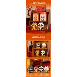 PANTASY 99127 KUNG FU PANDA BÚP BÊ NGỒI XIAO ZHEN bộ đồ chơi xếp lắp ráp ghép mô hình Movie & Game Phim Và Trò Chơi 300 khối
