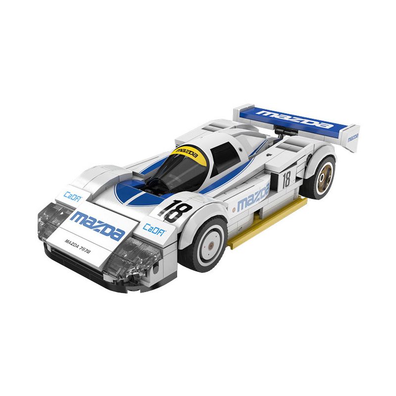 CADA DOUBLEE C55029 55029 non Lego XE ĐUA SỨC BỀN MAZDA 787B tỷ lệ 1:24 bộ đồ chơi xếp lắp ráp ghép mô hình Speed Champions Racing Cars Đua Xe Công Thức 242 khối