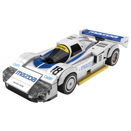 CADA DOUBLEE C55029 55029 XE ĐUA SỨC BỀN MAZDA 787B tỷ lệ 1:24 bộ đồ chơi xếp lắp ráp ghép mô hình Speed Champions Racing Cars Đua Xe Công Thức 242 khối