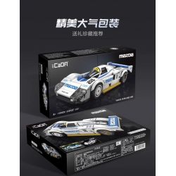 CADA DOUBLEE C55029 55029 XE ĐUA SỨC BỀN MAZDA 787B tỷ lệ 1:24 bộ đồ chơi xếp lắp ráp ghép mô hình Speed Champions Racing Cars Đua Xe Công Thức 242 khối