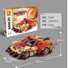 SEMBO 714306 HẠM ĐỘI MÁT MẺ NƯỚC XE NGUYÊN TỐ bộ đồ chơi xếp lắp ráp ghép mô hình Racers Đua Tốc Độ 347 khối