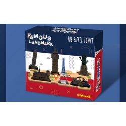 LINOOS LN7057 7057 THÁP EIFFEL bộ đồ chơi xếp lắp ráp ghép mô hình Architecture FAMOUS LANDMARK THE EIFFEL TOWER Công Trình Kiến Trúc 303 khối