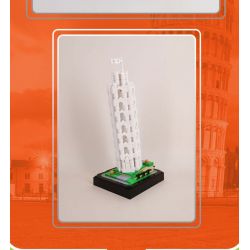LINOOS LN7059 7059 THÁP NGHIÊNG PISA bộ đồ chơi xếp lắp ráp ghép mô hình Architecture FAMOUS LANDMARK LEANING TOWER OF PISA Công Trình Kiến Trúc 346 khối