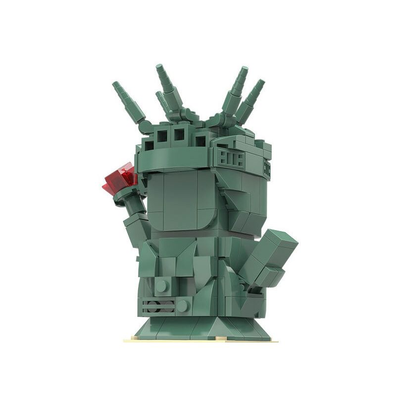 LINOOS LN7060 7060 TƯỢNG NỮ THẦN TỰ DO bộ đồ chơi xếp lắp ráp ghép mô hình Architecture FAMOUS LANDMARK STATUE OF LIBERTY Công Trình Kiến Trúc 385 khối