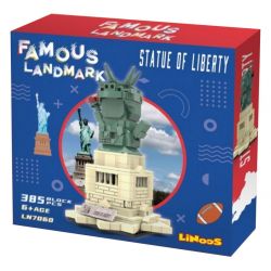 LINOOS LN7060 7060 TƯỢNG NỮ THẦN TỰ DO bộ đồ chơi xếp lắp ráp ghép mô hình Architecture FAMOUS LANDMARK STATUE OF LIBERTY Công Trình Kiến Trúc 385 khối