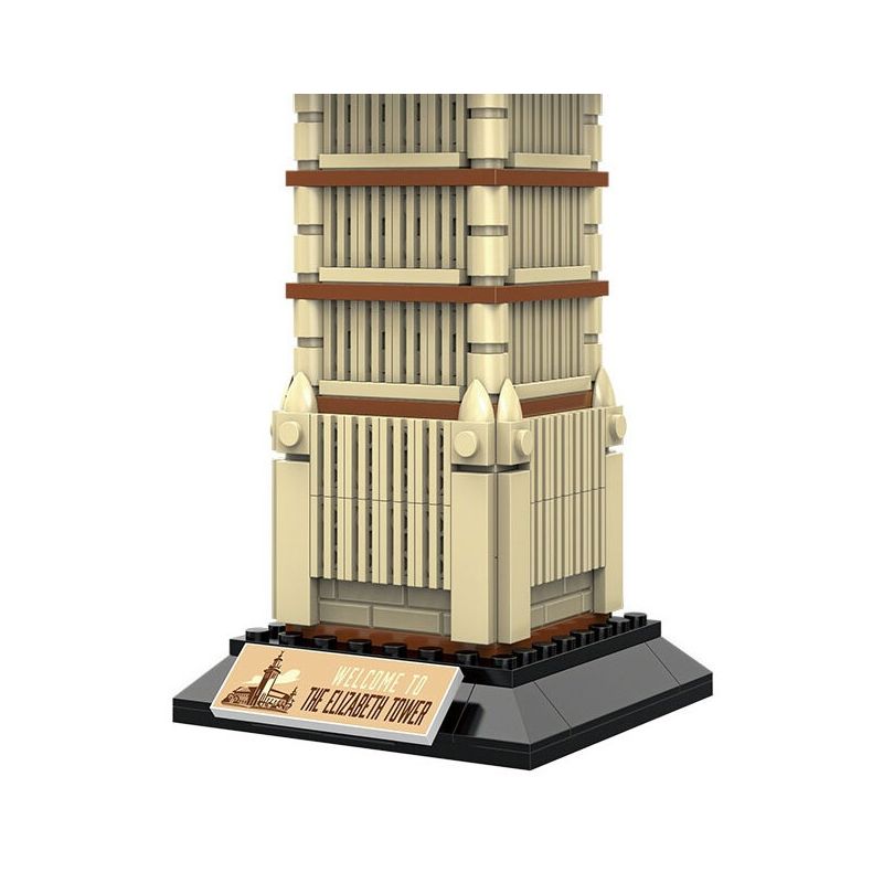LINOOS LN7062 7062 THÁP ELIZABETH bộ đồ chơi xếp lắp ráp ghép mô hình Architecture FAMOUS LANDMARK THE ELIZABETH TOWER Công Trình Kiến Trúc 364 khối