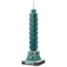 LINOOS LN7040 7040 TÒA NHÀ ĐÀI BẮC 101 bộ đồ chơi xếp lắp ráp ghép mô hình Architecture FAMOUS LANDMARK TAIPEI 101 BUILDING Công Trình Kiến Trúc 383 khối